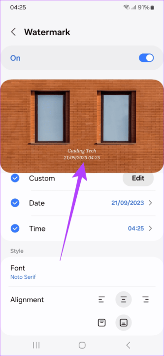 custom-watermarks-customization-473x1024 رابط کاربری One UI 6 سامسونگ