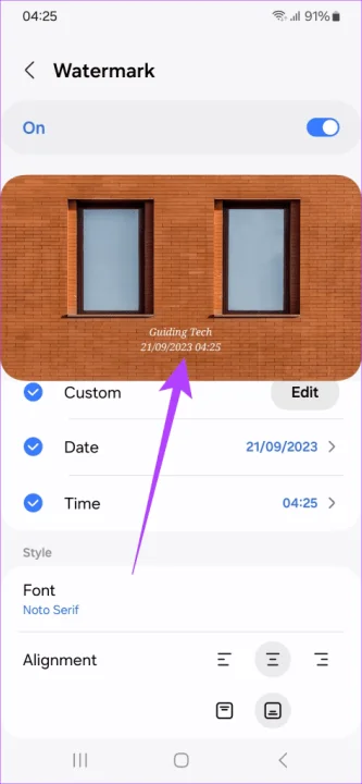 custom-watermarks-customization-473x1024 رابط کاربری One UI 6 سامسونگ