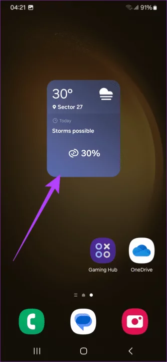 the-Weather-widget-also-gets-an-update-473x1024 رابط کاربری One UI 6 سامسونگ