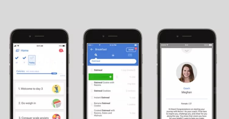 برنامه برتر کاهش وزن Noom