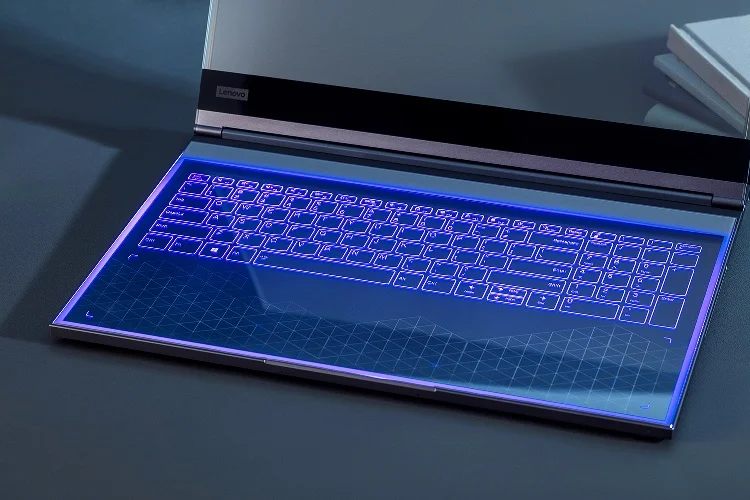 ThinkBook Transparent Display Laptop 5 لپتاپ شفاف لنوو