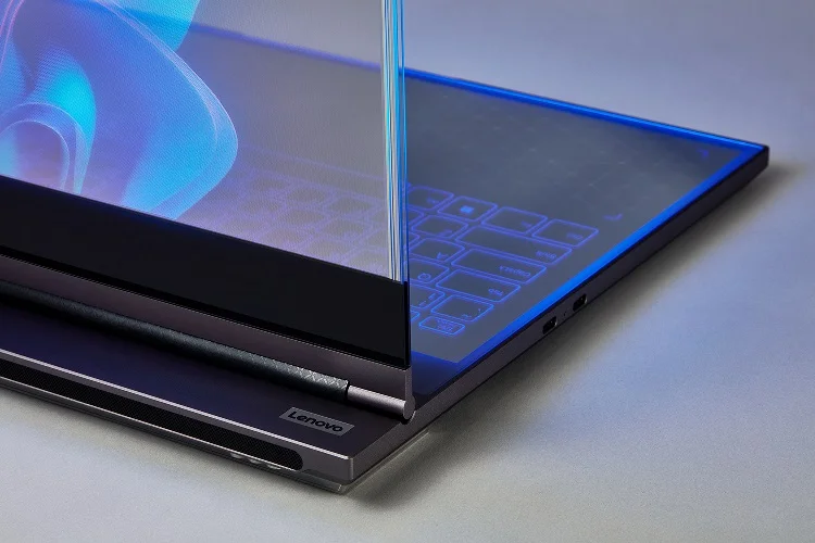 ThinkBook Transparent Display Laptop 7 لپتاپ شفاف لنوو