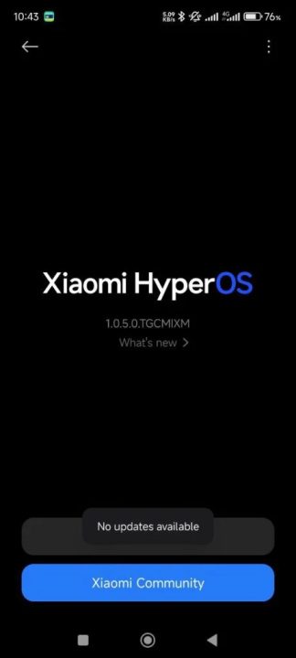آپدیت HyperOS ردمی نوت 11 شیائومی