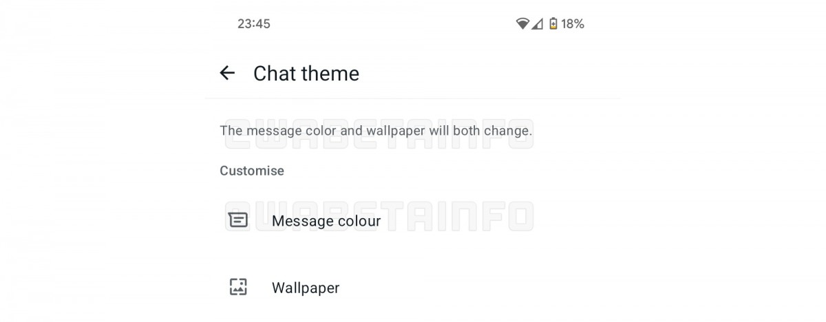 theme قابلیت تغییر تم و رنگ چتها به واتساپ میآید - تکفارس