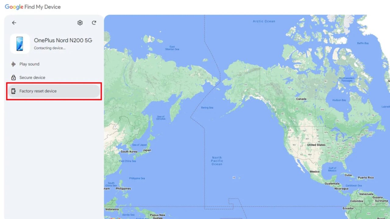 How to factory reset an Android phone using Find My Device-2 باز کردن قفل گوشی اندروید