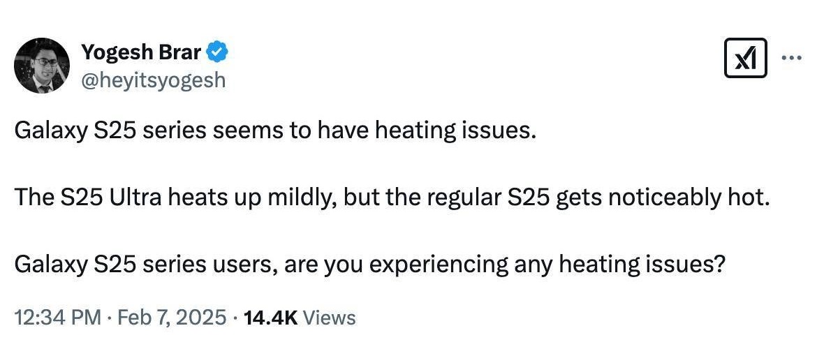 Some Galaxy S25 buyers already considering returning the phone because of overheating issues1 گلکسی S25