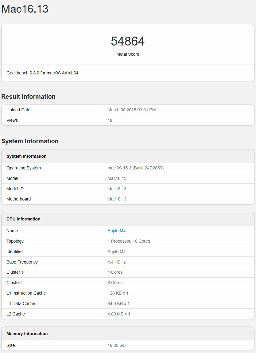 m4-macBook-air-makes-geekbench-debut2 مکبوک ایر M4 در گیکبنچ