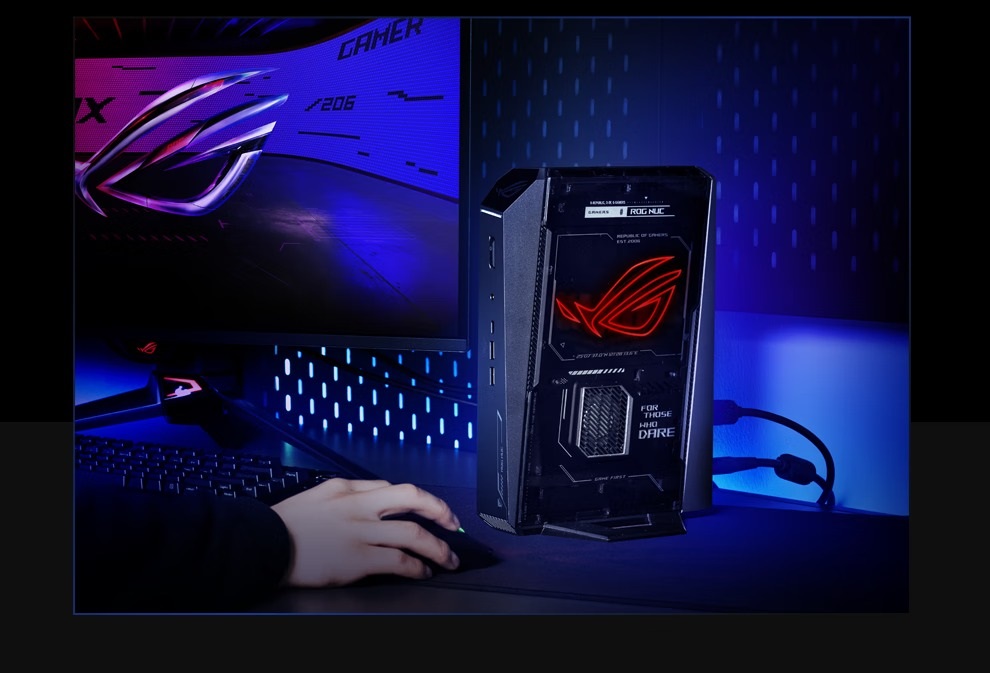ASUS ROG NUC 2025 Mini PC Debuts with Intel Ultra 9 and RTX 5080 GPU1- کامپیوتر ASUS ROG NUC 2025 Mini با پردازنده Intel Ultra 9 معرفی شد