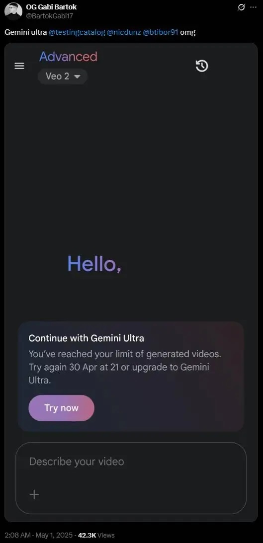 Gemini Ultra may be on the way as part of a new Google One AI plan1 One UI 8 محدودیت RAM Plus را به بالای 8GB افزایش خواهد داد