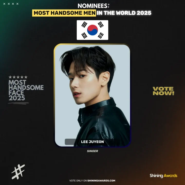 Lee-Juyeon-Most-Handsome-Men-In-The-World-2025-Shining-Awards جذاب ترین مرد سال ۲۰۲۵ چه کسی است؟ - دیجینوی
