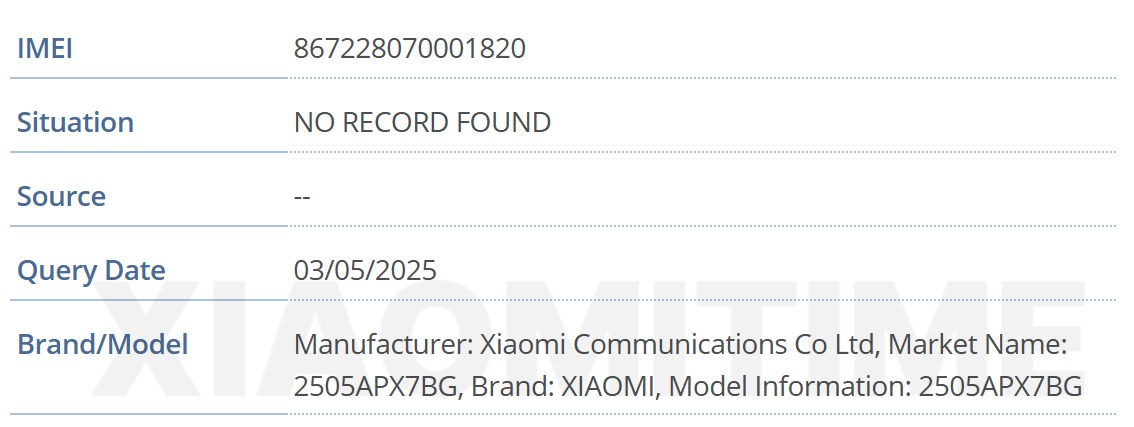 MIX-FLIP-2-IMEI اشتباه عجیب شیائومی در فاش کردن تصاویر گوشی میکس فلیپ ۲ - دیجینوی