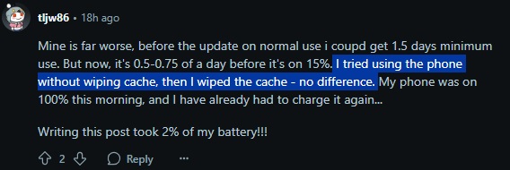 Major battery drain hits Galaxy S23 devices after One UI 7 update3 کاربران گلکسی S23 از خالی شدن سریع باتری پس از آپدیت One UI 7 خبر میدهند