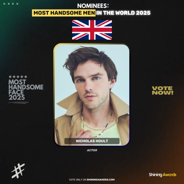 Nicholas-Hoult-Most-Handsome-Men-In-The-World-2025-Shining-Awards جذاب ترین مرد سال ۲۰۲۵ چه کسی است؟ - دیجینوی