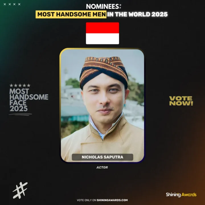Nicholas-Saputra-Most-Handsome-Men-In-The-World-2025-Shining-Awards جذاب ترین مرد سال ۲۰۲۵ چه کسی است؟ - دیجینوی