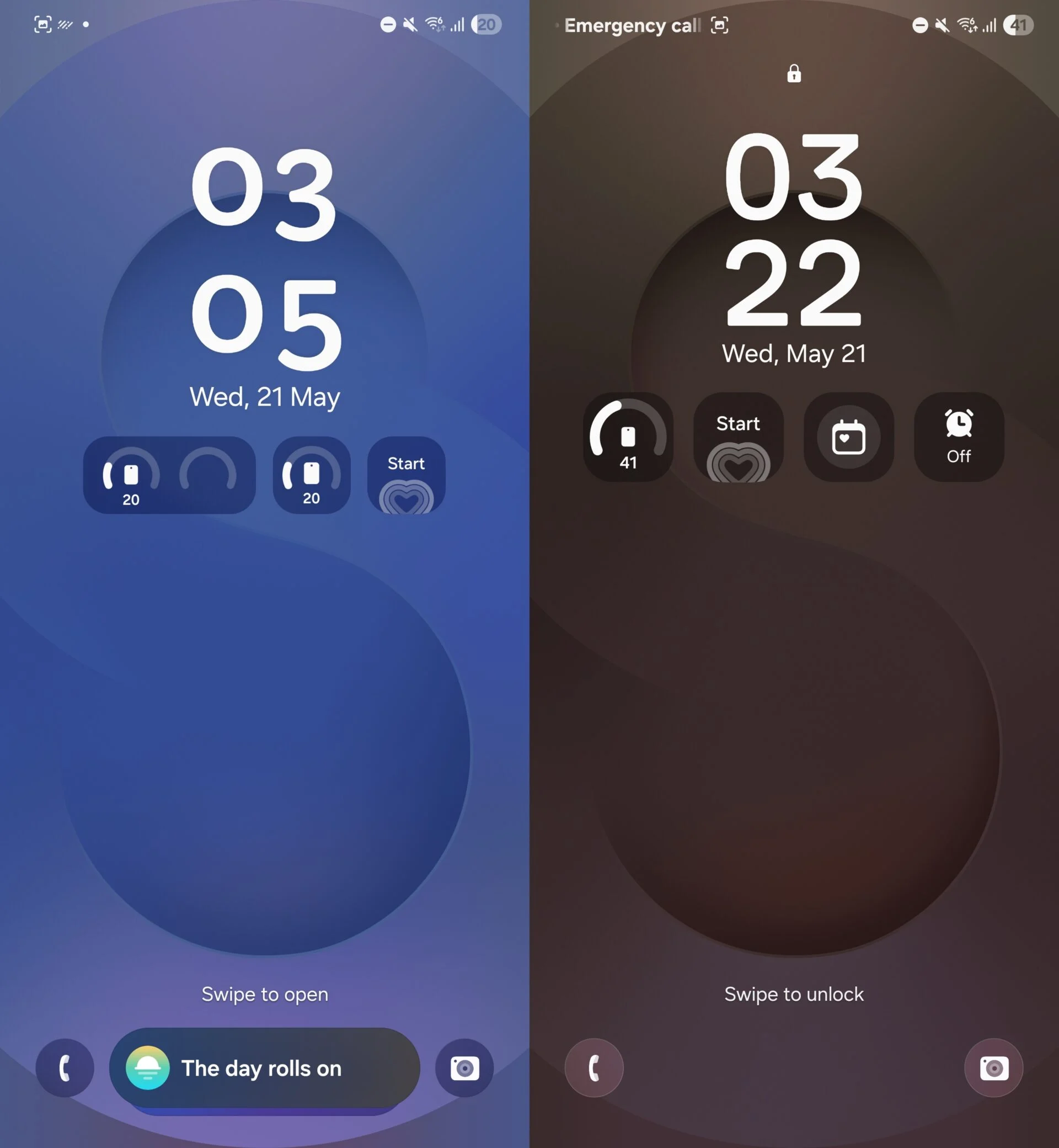 صفحه نمایش One-AAI-8-Lock-Widgets-1920x2080 یک UI 8 از سامسونگ در آخرین نسخه - Digino - Digino تغییر کاربردی در ابزارک های صفحه نمایش قفل کرده است