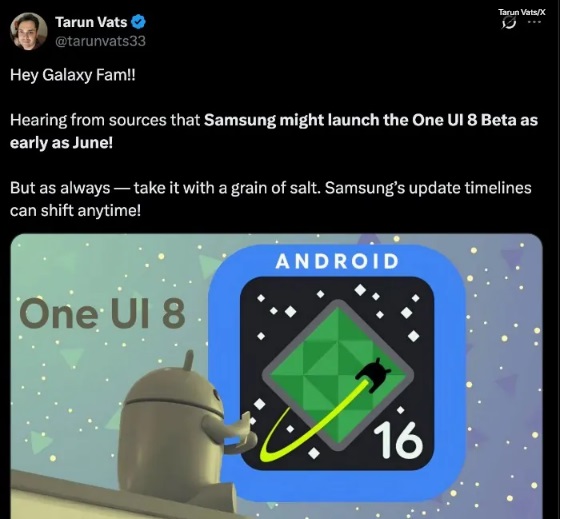 One UI 8 release timeline may have leaked and its good news- جدول زمانی انتشار One UI 8 فاش شد