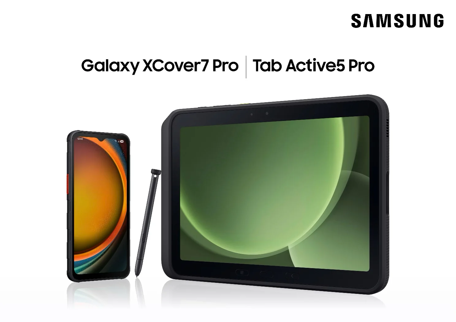 galaxy X cover و Tab Active 5 pro