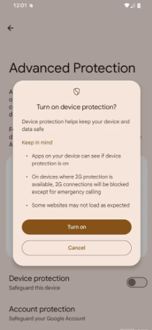 Screenshot 2025-05-03 170646 حالت محافظت پیشرفته
