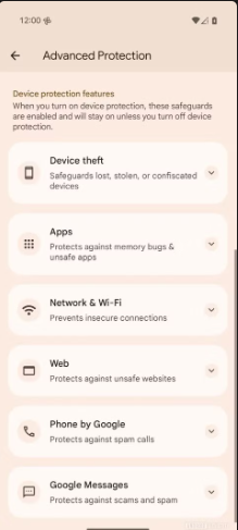 Screenshot 2025-05-03 170646 حالت محافظت پیشرفته