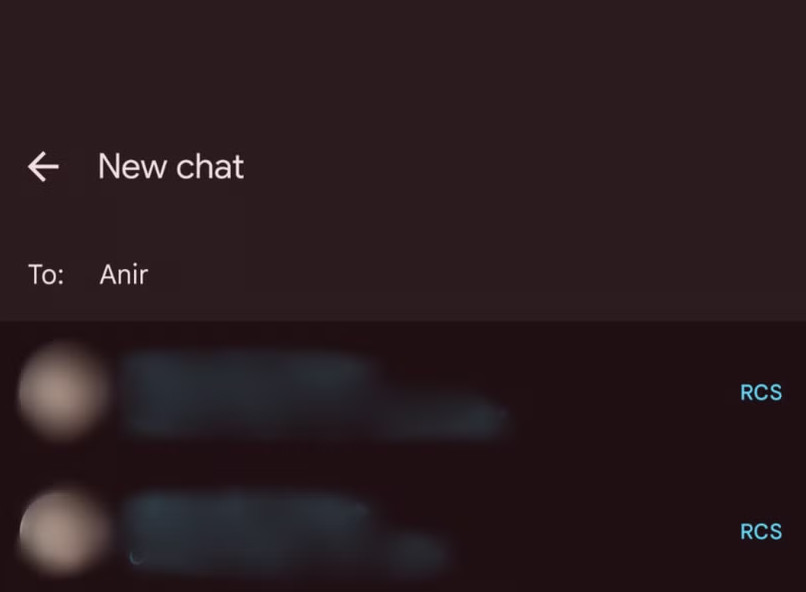 google message RCS ارتقاء جدید RCS در فهرست مخاطبین Google Messages نمایان شد - دیجینوی