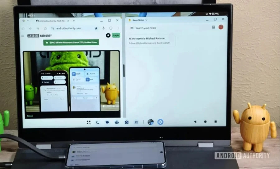 google-version-of-samsung-dex-is-almost-ready2 حالت دسکتاپ اندروید