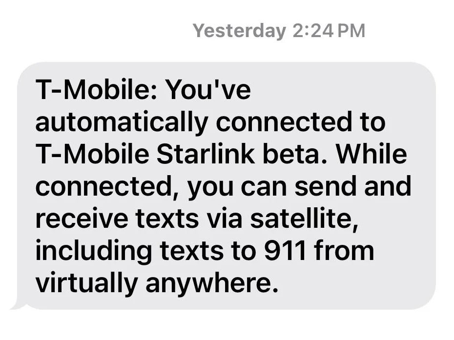 یک کاربر آیفون 13 از تجربه خود با استارلینک T-Mobile در منطقه‌ای کاملاً دورافتاده گفت