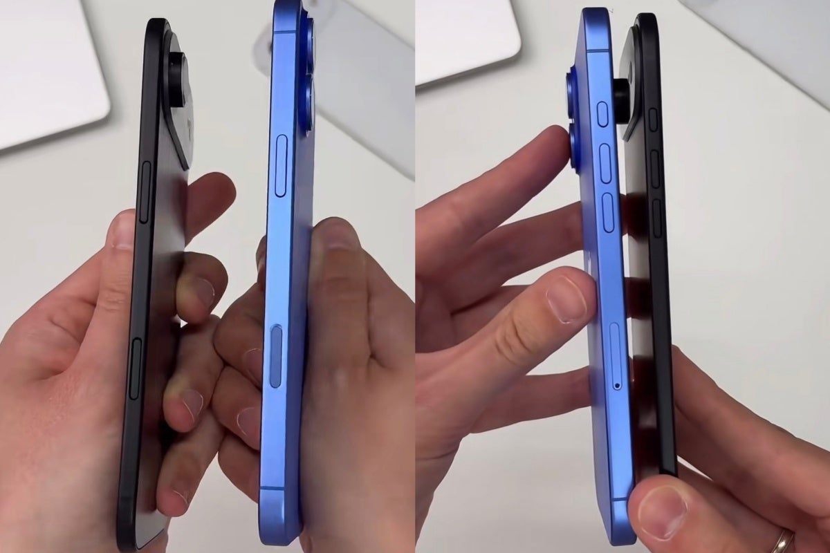 iPhone-17-Air-vs-iPhone-16-Plus اپل شانسهای آیفون ۱۷ ایر را با اعداد احمقانه از بین میبرد! - دیجینوی