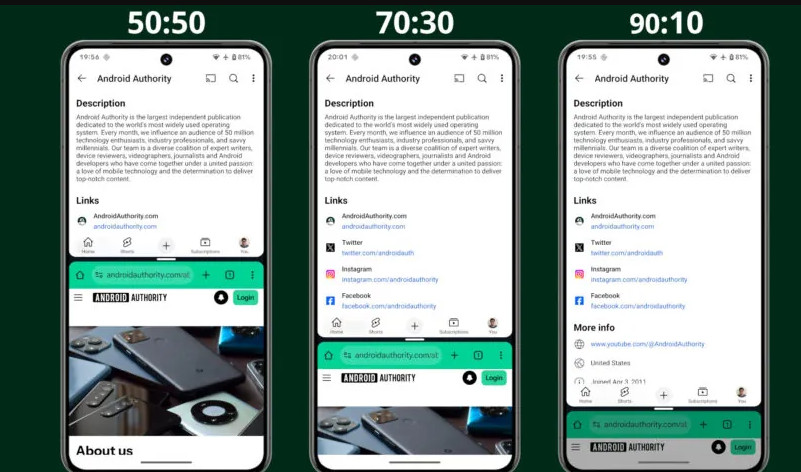 multitasking android 16 قابلیت جدید تقسیم صفحه در اندروید ۱۶، نقطه عطفی در انجام چندوظیفگی است! - دیجینوی