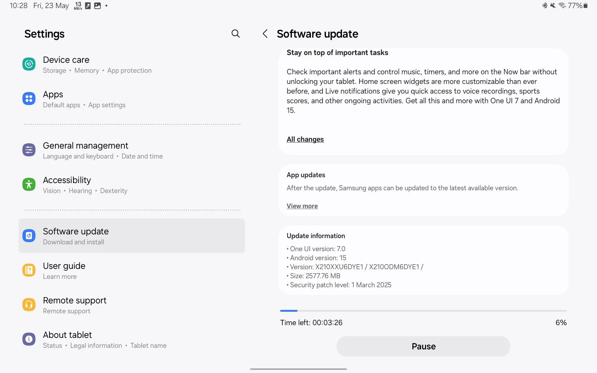 samsung-expands-reach-of-one-ui7-1 گلکسی تب A9 پلاس