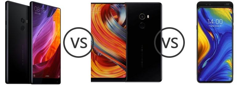 xiaomi-mi-mix-2710-vs-xiaomi-mi-mix-2-3043-vs-xiaomi-mi-mix-3-3203 بازگشت سری افسانهای میکس شیائومی - دیجینوی