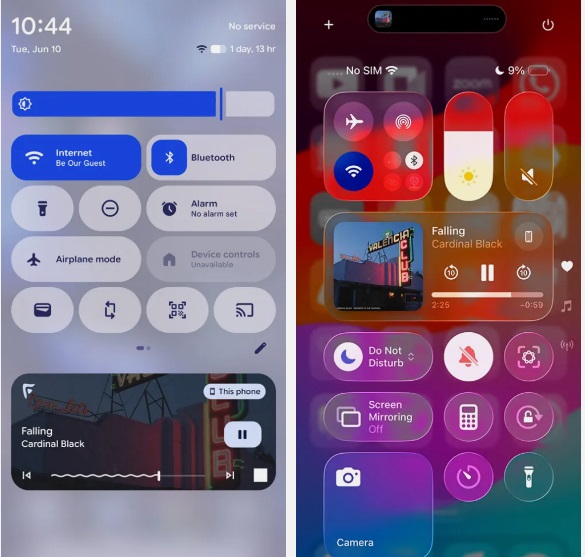 اندروید 16 نشان داد که بازطراحی iOS 26 چقدر بد است