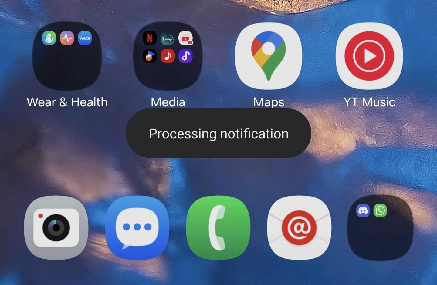 Annoying processing notification bug isnt Samsungs fault might be Chrome-related1 باگ آزاردهنده نوتیفیکیشن احتمالاً ارتباطی به سامسونگ ندارد