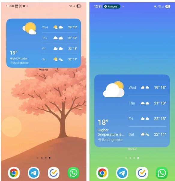 بتای دوم One UI 8 مشکل ویجت‌های بزرگ سامسونگ را برطرف می‌کند