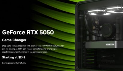 نتایج بنچمارک کارت گرافیک RTX 5050 عملکرد ضعیف‌تر از AMD RX 6000 را نشان می‌دهد