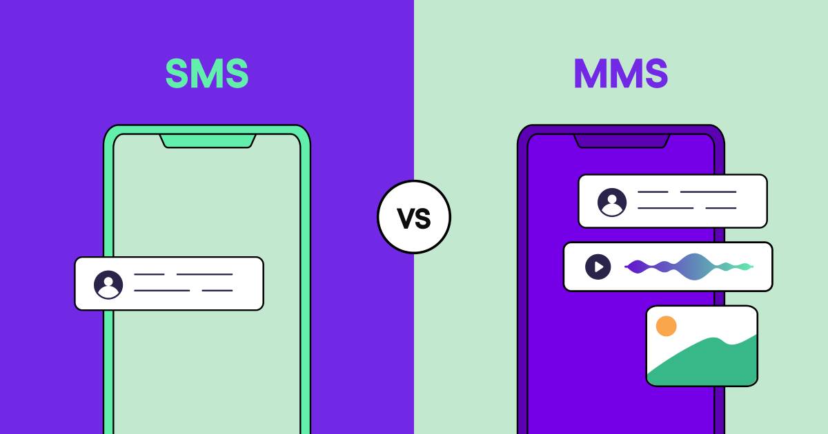 SMS VS MMS SMS در مقابل MMS