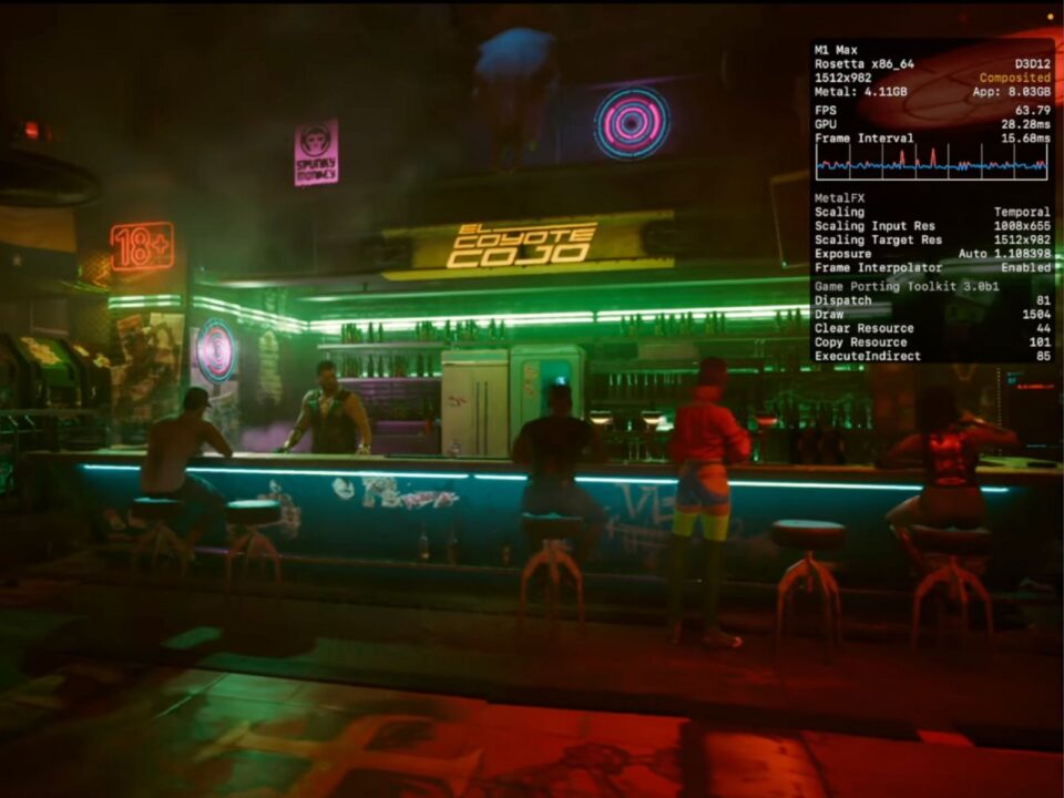 یک یوتیوبر بازی Cyberpunk 2077 را روی 26 macOS Tahoe آزمایش کرد