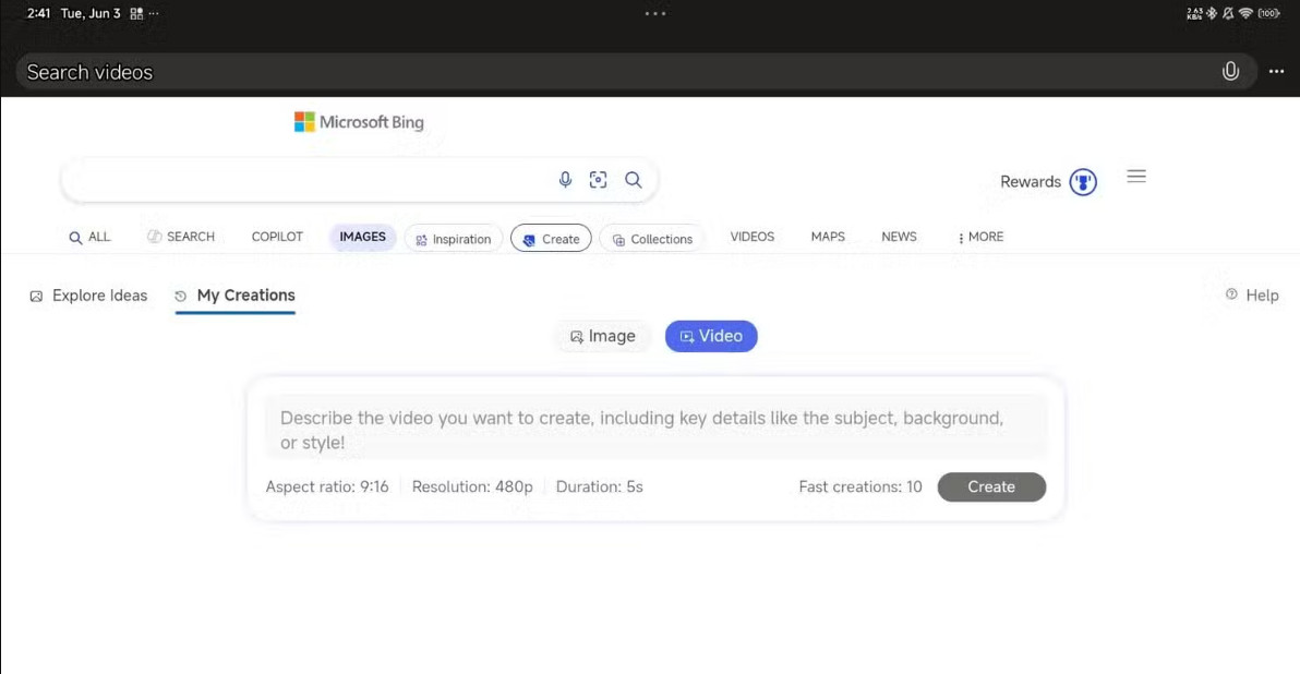 bing ai video creator بینگ میخواهد با ابزار رایگان ساخت ویدیوی هوش مصنوعی، شما را از گوگل جدا کند - دیجینوی