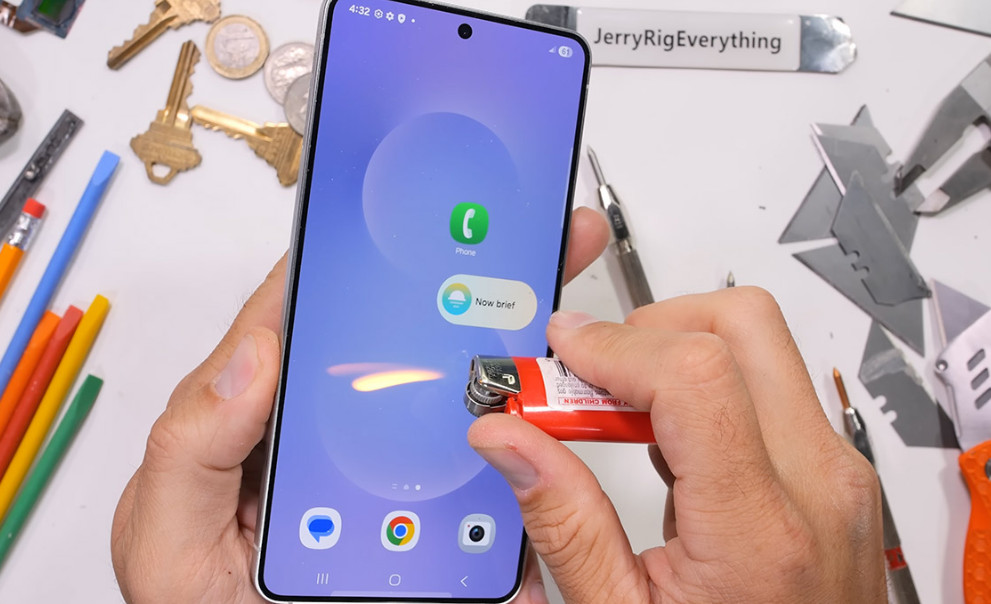 s25 edge تست مقاومت Galaxy S25 Edge نتایج امیدوار کننده ای را نشان میدهد - دیجینوی