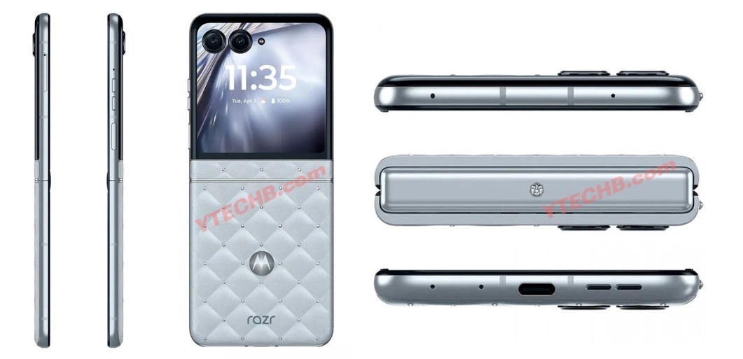 111111111111 نسخه لوکس موتورولا Razr 60 با بدنه کریستالی عرضه می شود - دیجینوی