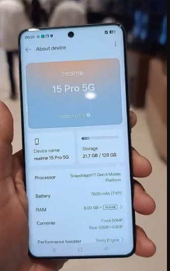 15 pro 5g تصویر فاششده از Realme 15 Pro وجود دوربینهای دوگانه ۵۰ مگاپیکسلی اصلی و فوقعریض را تأیید میکند - دیجینوی