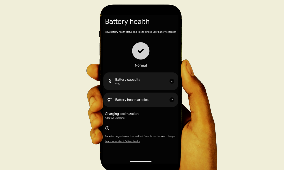 Android-battery-health وضعیت سلامت باتری اندروید