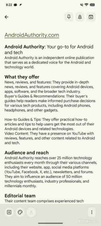 Google Keep might finally let you find what you wrote برنامه Google Keep اکنون امکان جستجوی دقیق نوشتههای قبلی را فراهم میکند