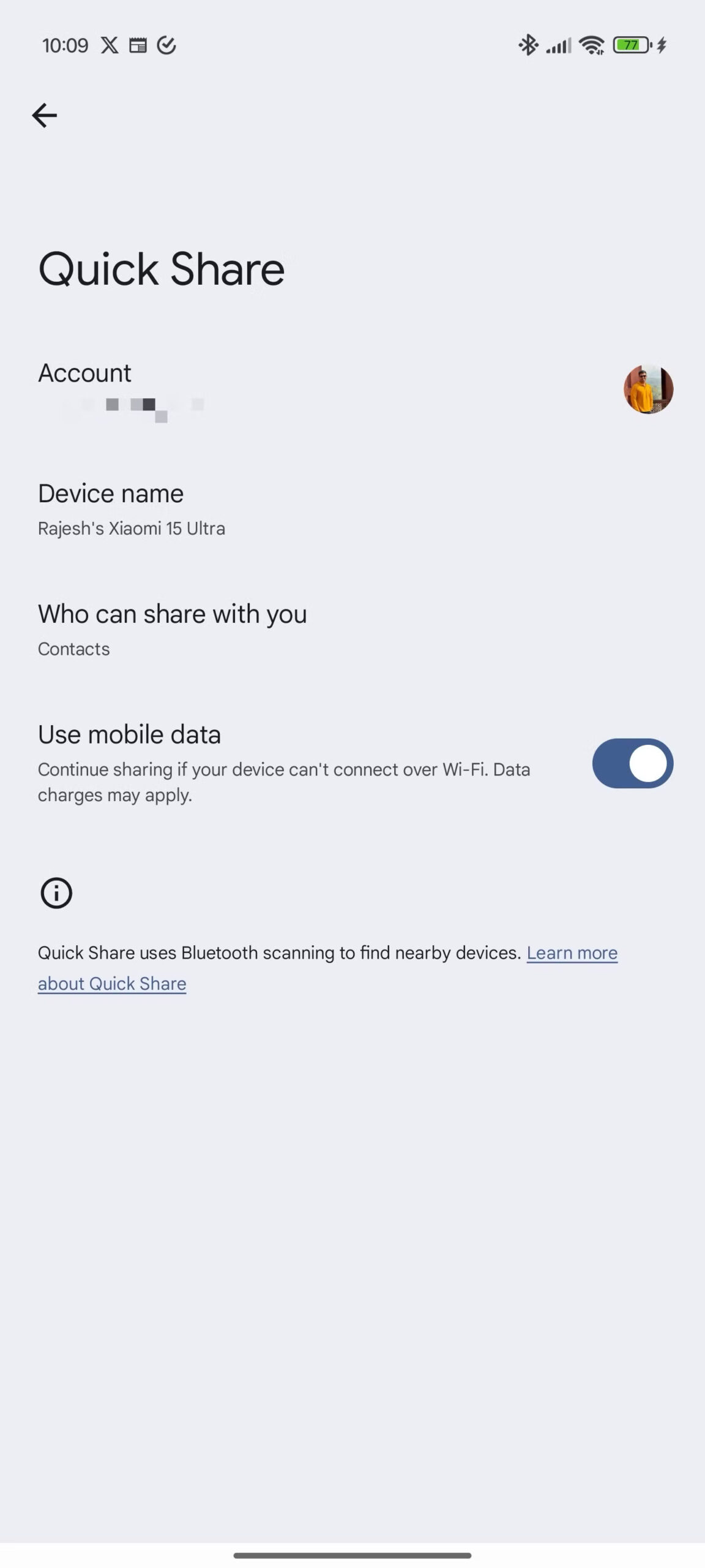quick-share-android-now-keeps-file-transfers-over-mobile-data1 نسخه اندروید Quick Share