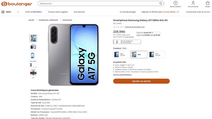 Galaxy A17 دو افشای معتبر از مشخصات Galaxy A17 به یک ناامیدی بزرگ اشاره دارند! - دیجینوی