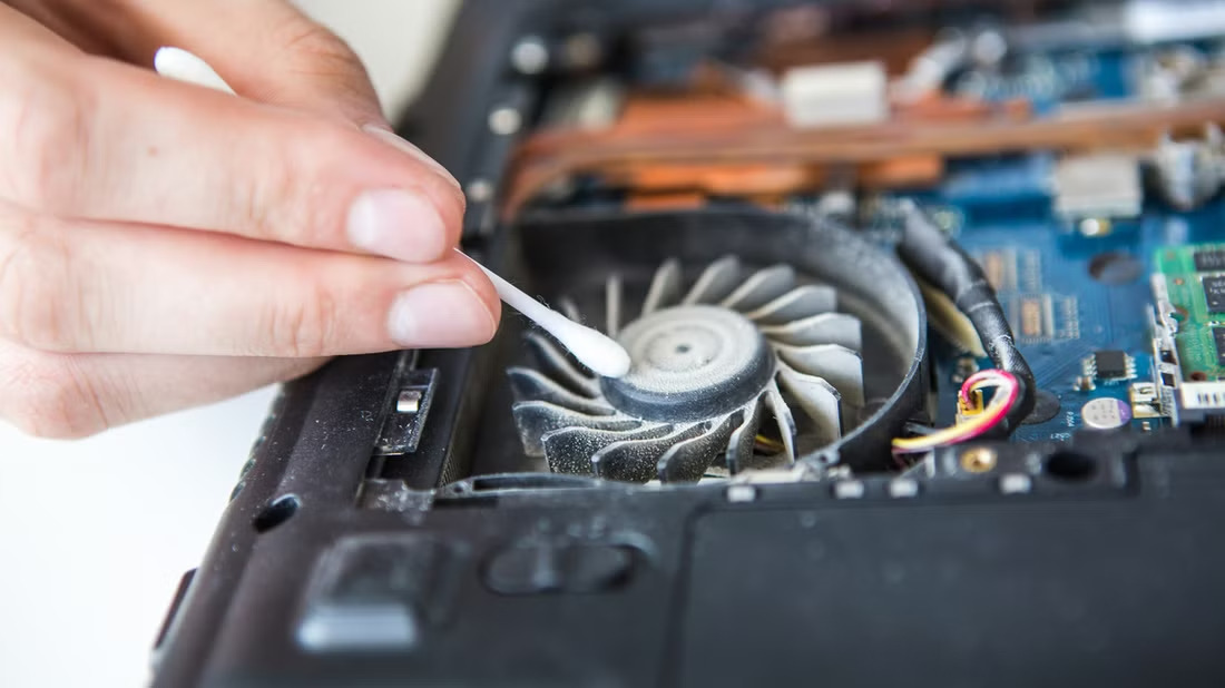laptop fan dust