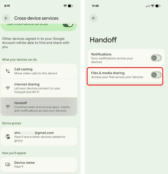 hand off google قابلیت مشابه Handoff اپل در راه گوشیهای گلکسی برای تجربهای یکپارچه و بهرهورتر - دیجینوی