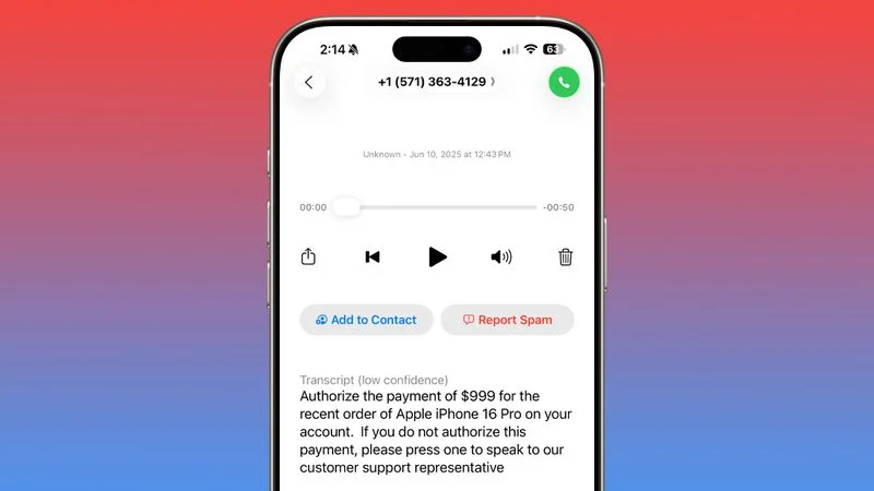 ios-26-voicemail-report-spam iOS 26