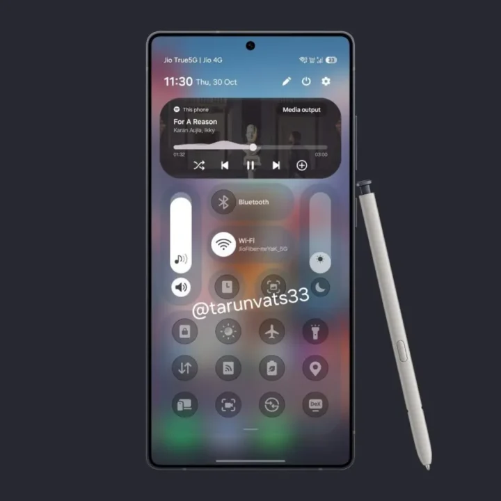 one-ui-85-updated-quick-settings-864w-864hjpg سامسونگ با آپدیت One UI 8.5 طراحی جدیدی برای تنظیمات سریع ارائه کرد - دیجینوی