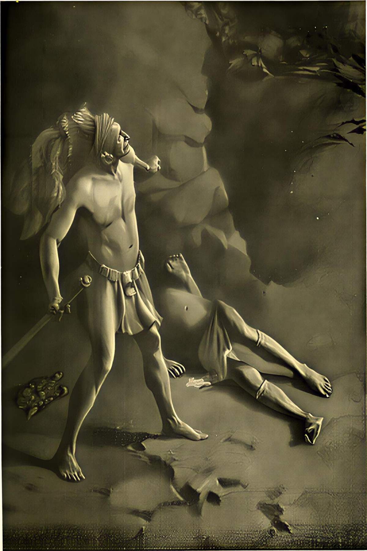 Hunahpú and Xbalanqué_imgupscalerai خدایان مرگ دنیای باستان؛ هوناپو و شبالانکه