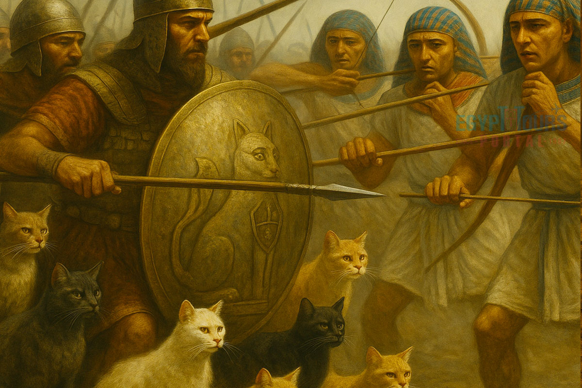 Strategy-of-the-Persian-Army-of-Pelusium-Egypt-Tours-Portal ۱۰ حقیقت باورنکردنی و جذاب از ایران باستان - دیجینوی